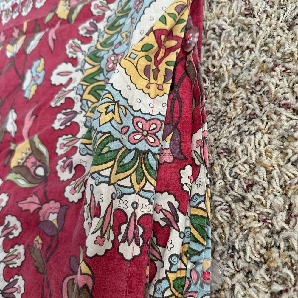 Set of 2 Pottery Barn Duvet Covers Full/Queen 100% Cotton Paisley Medallion